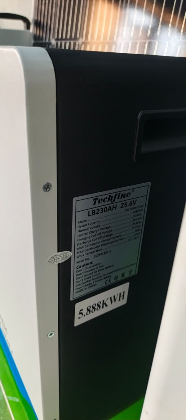 5.8kwh 24v Techfine Lithium battery - Image 2